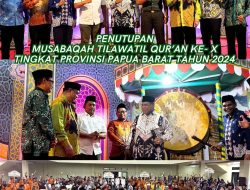 Asisten Intelijen Kejaksaan Tinggi Papua Barat Menghadiri Penutupan Musabaqah Tilawatil Qur’an (MTQ) Ke-X Tingkat Provinsi