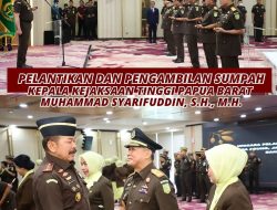 Pelantikan dan Pengambilan Sumpah Kepala Kejaksaan Tinggi Papua Barat di Kejaksaan Agung (04/07/2024)