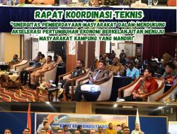 Asisten Intelijen Kejati Papua Barat Mengikuti Rapat Koordinasi Teknis dan Potensi Daerah Oleh Dinas Pemberdayaan Masyarakat dan Desa (08/07/2024)