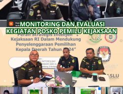 Asintel dan Kasi A Pada Bidang Intelijen Kejaksaan Tinggi Papua Barat mengikuti Kunjungan Virtual Direktur A Pada JAM-Intelijen Dengan Tema “Monitoring dan Evaluasi Kegiatan Posko Pemilu”(10/07/2024)