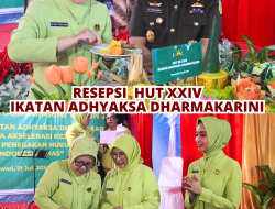 Acara Resepsi Dalam Rangka HUT XXIV Ikatan Adhyaksa Dharmakarini