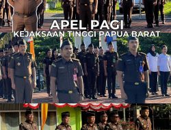 Apel Pagi Kejaksaan Tinggi Papua Barat, Senin (29/07/2024)