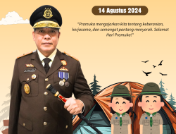 Kejati Papua Barat Mengucapkan: “Selamat Hari Pramuka Ke- 63 Tahun 2024”