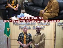 Silaturahmi Bupati Manokwari Dengan Kepala Kejaksaan Tinggi Papua Barat di Kejaksaan Tinggi Papua Barat