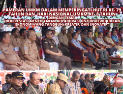 Asintel Kejati Papua Barat Menghadiri Acara Pembukaan Pameran UMKM Dalam Memperingati HUT Kemerdekaan RI ke- 79 dan Hari Nasional UMKM ke- 8