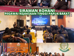 Siraman Rohani Pegawai Kejaksaan Tinggi Papua Barat