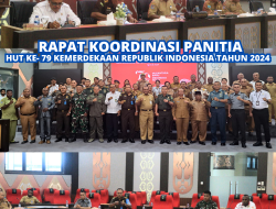 Rapat Koordinasi Panitia HUT Ke- 79 Kemerdekaan Republik Indonesia Tahun 2024
