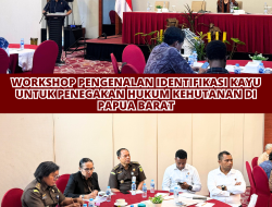 Wakil Kepala Kejaksaan Tinggi Papua Barat Menghadiri Undangan Sebagai Narasumber dan Peserta “Workshop Pengenalan Identifikasi Kayu Untuk Penegakan Hukum Kehutanan di Papua Barat”