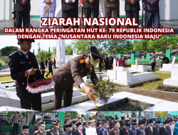 WAKAJATI PAPUA BARAT MENGHADIRI ZIARAH NASIONAL DALAM RANGKA HUT KE- 79 REPUBLIK INDONESIA DI TMP MANOKWARI