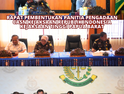 RAPAT PEMBENTUKAN PANITIA PENGADAAN CASN 2024 KEJAKSAAN REPUBLIK INDONESIA-KEJAKSAAN TINGGI PAPUA BARAT