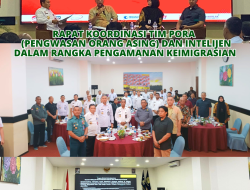 RAPAT KOORDINASI  POSA (PENGAWASAN ORANG ASING) DAN INTELIJEN DALAM RANGKA PENGAMANAN KEIMIGRASIAN REGIONAL PAPUA BARAT DAN PAPUA