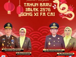 KAJATI PAPUA BARAT BESERTA JAJARAN MENGUCAPKAN SELAMAT TAHUN BARU IMLEK 2576 GONG XI FA CAI
