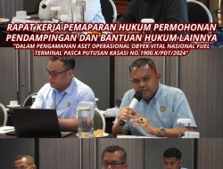 RAPAT KERJA ANTARA KEJATI PAPUA BARAT DENGAN PT PERTAMINA PATRA NIAGA