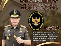 KAJATI PAPUA BARAT BESERTA JAJARAN MENGUCAPKAN DIRGAHAYU KOMJAK KE-20 TAHUN