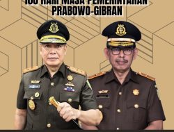 CAPAIAN KINERJA 100 HARI MASA KEPEMIMPINAN PRABOWO-GIBRAN KEJATI PAPUA BARAT