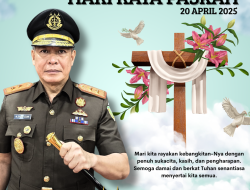 KAJATI PAPUA BARAT BESERTA JAJARAN MENGUCAPKAN SELAMAT MEMPERINGATI HARI PASKAH TAHUN 2025