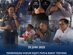 TIM PENERANGAN HUKUM KEJATI PABAR MELAKSANAKAN PENKUM DI P2TIM KABUPATEN TELUK BINTUNI DENGAN TEMA PEMGAHASAN PELECEHAN SEKSUAL DAN KDRT DALAM RANGKA MENDUKUNG RENCANA AKSI NASIONAL (RAN) PENGHAPUSAN KDRT