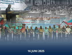 KAJATI HADIRI RAPAT KERJA KEPALA DAERAH DI KOTA SORONG SEBAGAI NARASUMBER