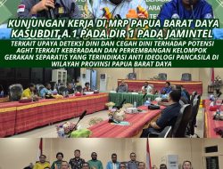Pengarahan dan Kunjungan Kerja Kasubdit I.A. pada Jamintel Kejagung RI di Provinsi Papua Barat Daya