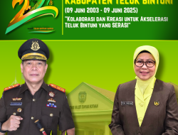 Kajati Papua Barat dan Ketua IAD Wilayah Papua Barat Mengucapkan Dirgahayu ke- 22 Tahun Kabupaten Teluk Bintuni