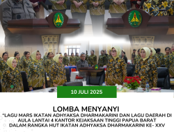 Lomba Menyanyi IAD Wilayah Papua Barat dalam Rangka HUT IAD Ke- 25