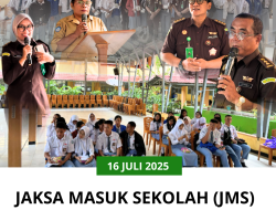 Tim Penkum Kejati Papua Barat Jaksa Masuk Sekolah (JMS) di SMA Negeri 1 Manokwari