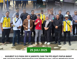 Tim Kasubdit IV.D dan Tim PPS Kejati Papua Barat Rapat Pemaparan dan Peninjauan Lokasi Pembangunan Infrastruktur di Provinsi Papua Barat Daya