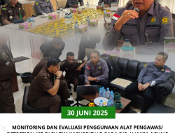 Monev Kasubdit V.D Penggunaan Alat Pengawas/ Detection Kit pada Kejati Papua Barat