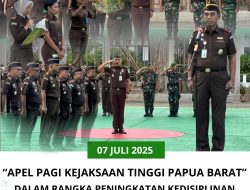 Apel Pagi Kejaksaan Tinggi Papua Barat-07 Juli 2025