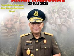 Kajati Papua Barat beserta jajaran mengucapkan “Selamat Hari Nasional”