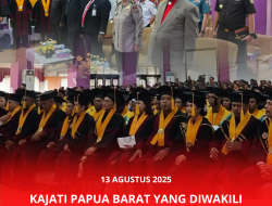 Koordinator III Pada Kejati Papua Barat Menghadiri Wisuda Program Doktor, Magister, Sarjana, dan Diploma Periode III Tahun 2025 Universitas Papua