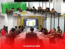 Rapat Evaluasi Kinerja Kejaksaan Negeri Se- Papua Barat dan Papua Barat Daya