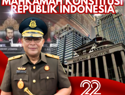 Kajati Papua Barat Beserta Jajaran Mengucapkan “Dirgahayu Ke- 22 Tahun Mahkamah Konstitusi”