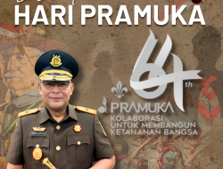 Kajati Papua Barat Beserta Jajaran Mengucapkan “Selamat Hari Pramuka Ke- 64 Tahun 2025”