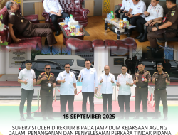 Kunjungan Kerja dan Supervisi Oleh Direktur B Pada Jampidum di Kejati Papua Barat dan Kejari Manokwari
