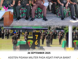 Aspidmil Mengadiri Acara Serah Terima Jabatan Danyonif 761/ KA Kodam XVIII/ Kasuari