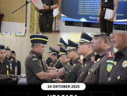 Upacara Pelantikan, Pengambilan Sumpah Janji dan Serah Terima Jabatan Pejabat Eselon II dan Eselon III di Wilayah Hukum Kejaksaan Tinggi Papua Barat