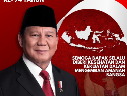 Kajati Papua Barat beserta Jajaran Mengucapkan Selamat Ulang Tahun Presiden Republik Indonesia Bapak Jenderal TNI (Purn) Prabowo Subianto