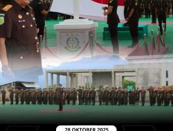 Upacara Hari Sumpah Pemuda Ke- 97 Tahun di Kantor Kejati Papua Barat