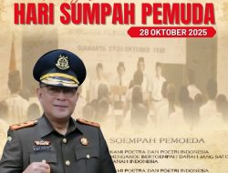 Kajati Papua Barat Beserta Jajaran Mengucapkan Selamat Memperingati Sumpah Pemuda Ke- 97 Tahun 2025