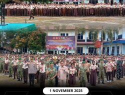 Kajati Papua Barat yang diwakili Aspidmil Kejati Papua Barat menghadiri Acara Persami KKRI Untuk Siswa/i SMK yang di gelar oleh Kodam XVIII/ Kasuari
