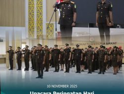 Kajati Papua Barat Memimpin Upacara Peringatan Hari Pahlawan Nasional Tahun 2025