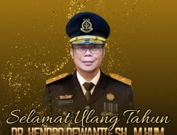 Kajati Papua Barat Beserta Jajaran Mengucapkan Selamat Ulang Tahun Bapak Dr. Hendro Dewanto, S.H., M.Hum JAMBIN Kejaksaan Agung