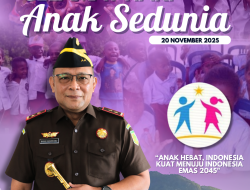 Kajati Papua Barat Beserta Jajaran Mengucapkan Selamat Hari Anak Sedunia