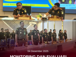 Monitoring dan Evaluasi Bidang Pembinaan Kejaksaan Tinggi Papua Barat pada Kejaksaan Negeri Teluk Bintuni