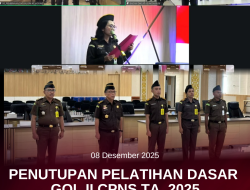 Penututpan Latsar CPNS Golongan II TA. 2025 pada Kejaksaan Tinggi Papua Barat Bersama Kabandiklat Kejaksaan RI