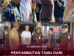 Plh Kajati Papua Barat Bersama Wakil Gubernur Beserta Jajaran lainnya Menyambut Kedatangan Ketua Komjak RI dan Koordinator pada JAMPIDUM Kejagung RI