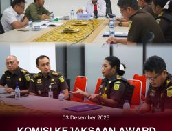 Komjak RI melakukan Verifikasi dan Validasi terhadap Kejati Papua Barat dalam rangka Penilaian untu Nominasi Komjak Award