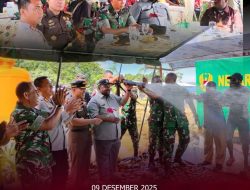 Kajati Papua Barat diwakili oleh Aspidmil Menghadiri Peresmian Sumur Bor dan Pipanisasi oleh Kasad di Jajaran Kodam XVIII/ Kasuari