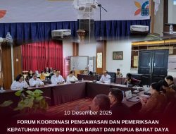 Plh. Kajati Papua Barat didampingi Asdatun Menghadiri Forum Koordinasi Pengawasan dan Pemeriksaan Kepatuhan Prov Pabar dan PBD Bersama BPJS Kes Cab Manokwari